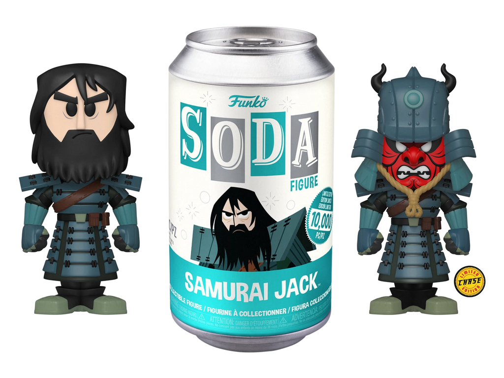 Vinyl SODA: Samurai Jack - Armored Jack - THE MIGHTY HOBBY SHOP