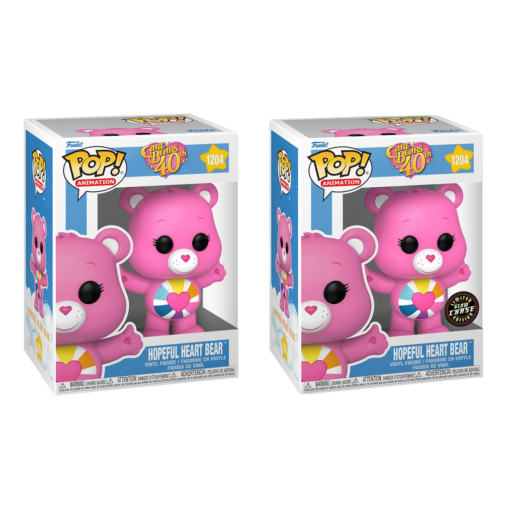 (DECEMBER 2022 PREORDER) POP! Animation: Care Bear 40th Anniversary - Hopeful Heart Bear (Chase) - THE MIGHTY HOBBY SHOP