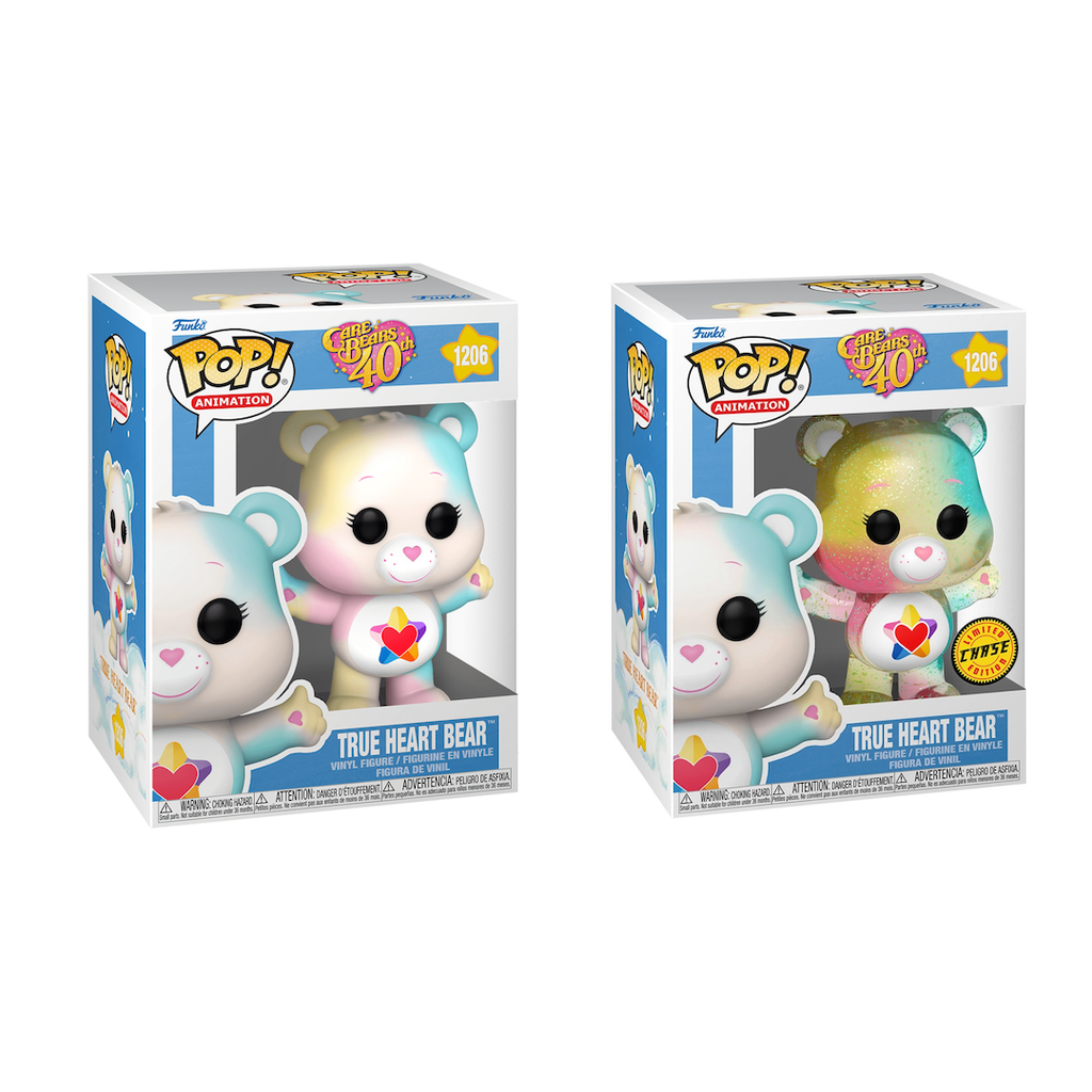 (DECEMBER 2022 PREORDER) POP! Animation: Care Bear 40th Anniversary - True Heart Bear (Chase Bundle) - THE MIGHTY HOBBY SHOP