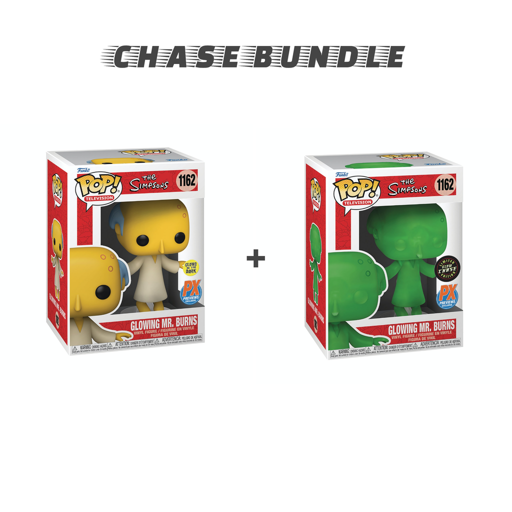 POP! TV: The Simpsons: Glowing Mr. Burns (GITD) (Chase Bundle) (PX Exclusive) - THE MIGHTY HOBBY SHOP
