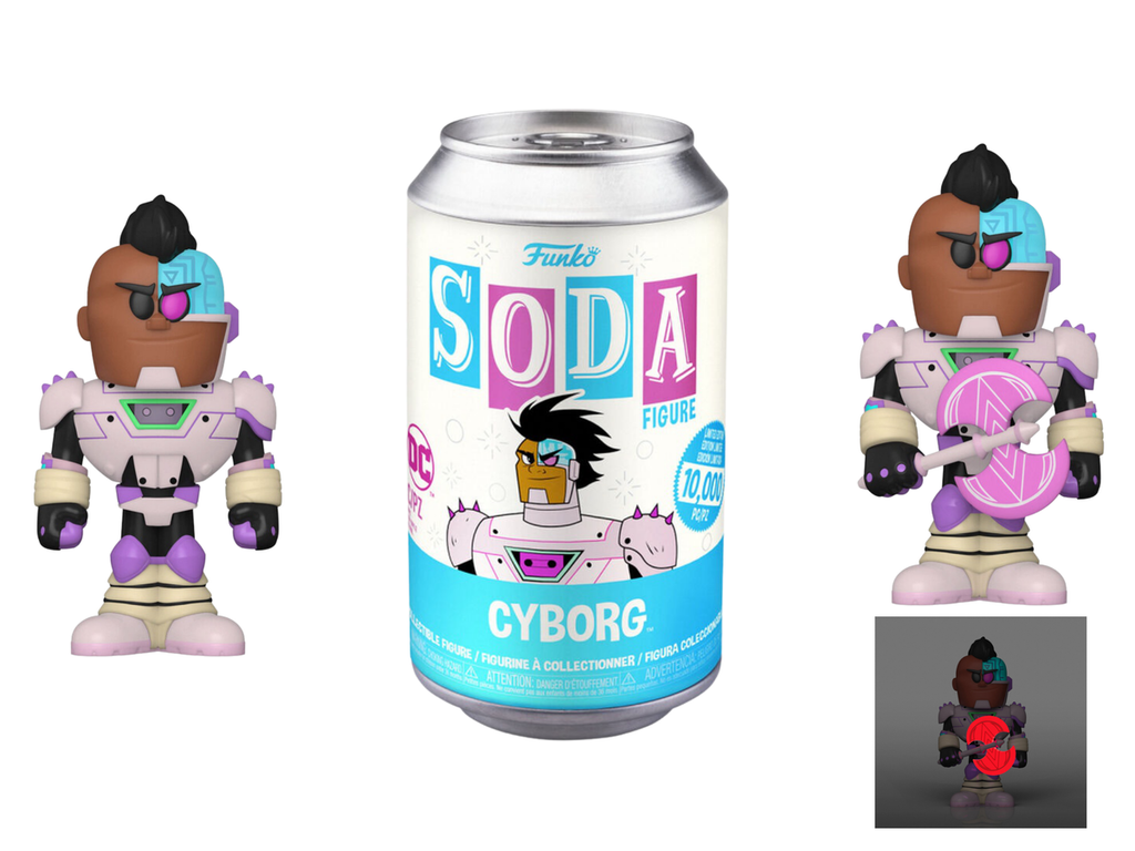 Vinyl SODA: Teen Titans Go - Cyborg - THE MIGHTY HOBBY SHOP