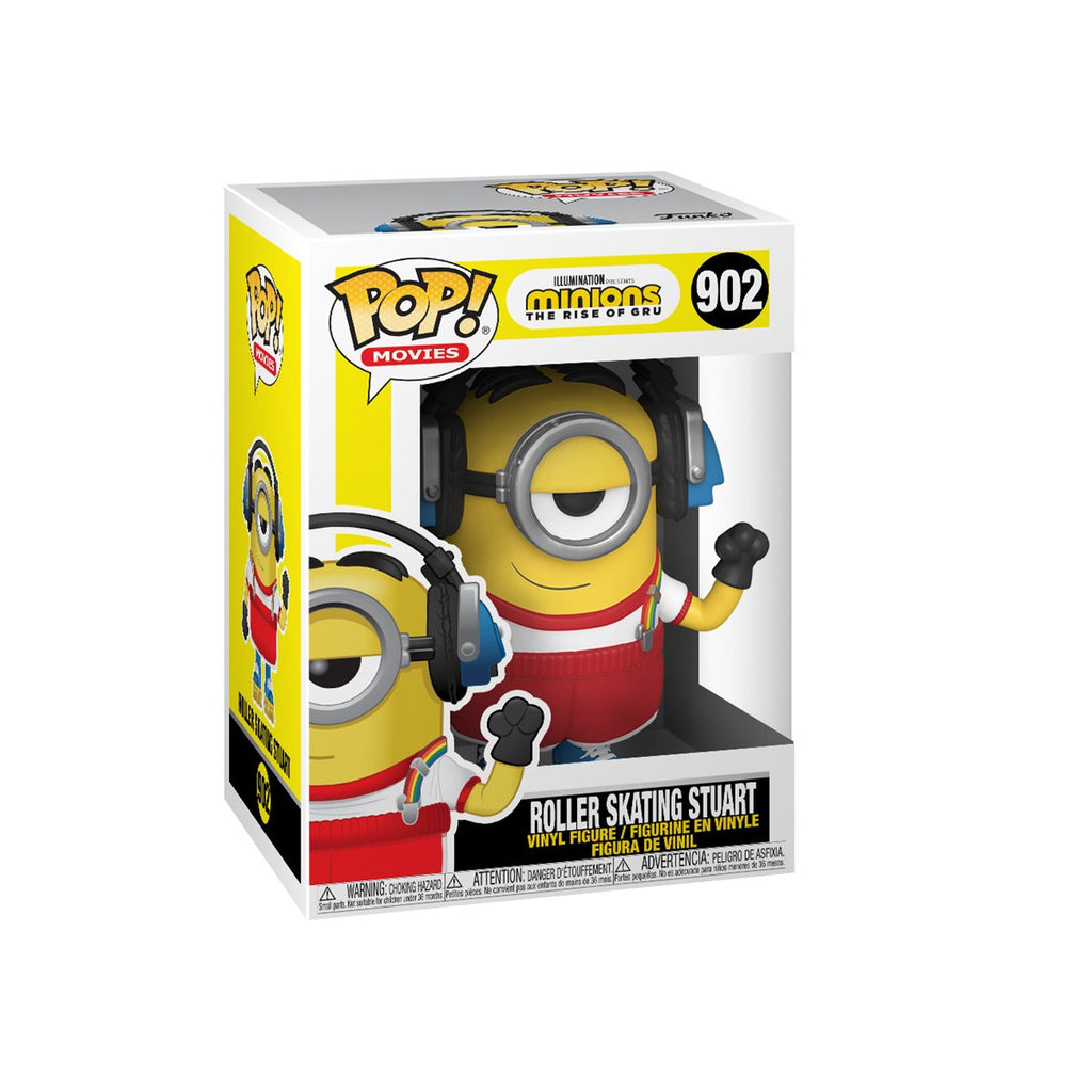 POP! Movies: Minions: The Rise of Gru - Roller Skating Stuart - THE MIGHTY HOBBY SHOP