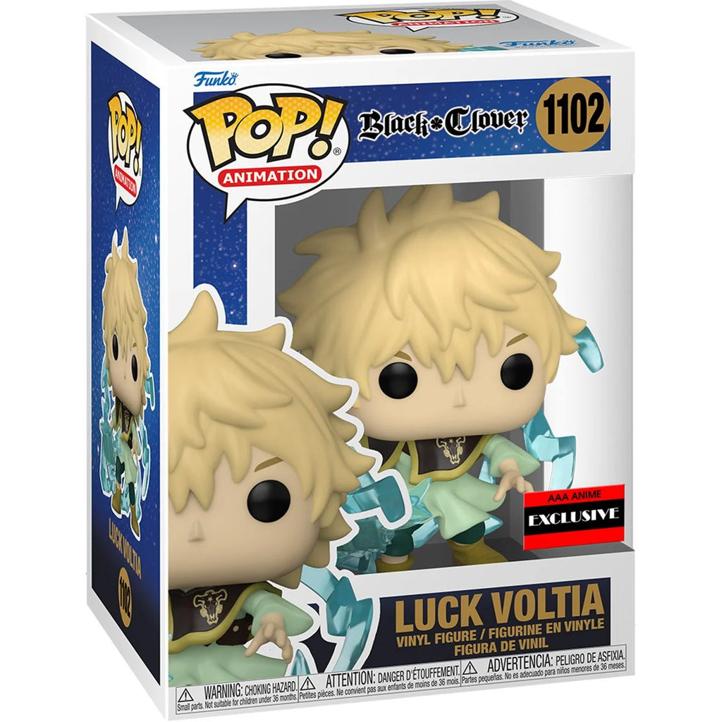 POP! Animation: Black Clover - Luck Voltia (AAA Anime Exclusive) - THE MIGHTY HOBBY SHOP
