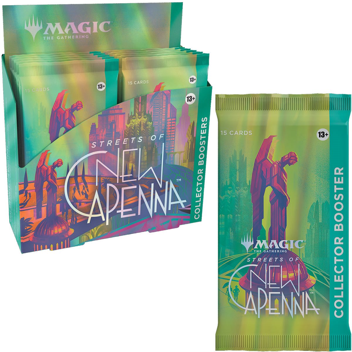 Magic: The Gathering Streets of New Capenna Collector Booster Display THE MIGHTY HOBBY LLC Magic: The Gathering Streets of New Capenna Collector Booster Display THE MIGHTY HOBBY LLC