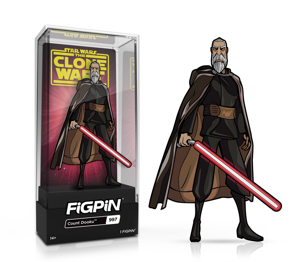 FiGPiN:  Star Wars: The Clone Wars™- Count Dooku™ (997) - THE MIGHTY HOBBY SHOP