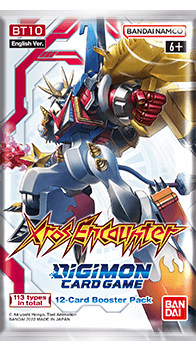 DIGIMON CARD GAME BOOSTER Xros Encounter BT10 [12 Cards] - THE MIGHTY HOBBY SHOP