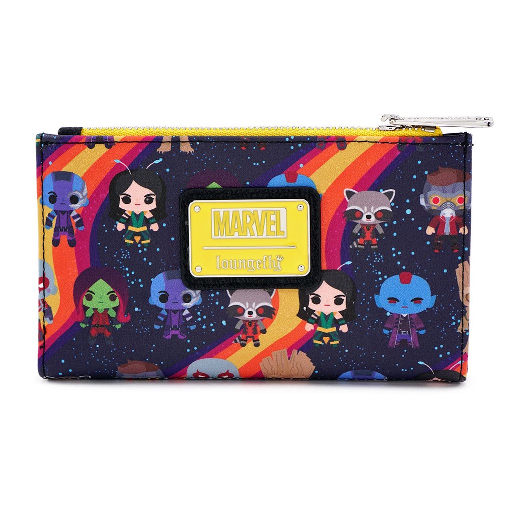 Loungefly X Marvel Guardians of the Galaxy Chibi Line-Up Wallet - THE MIGHTY HOBBY SHOP