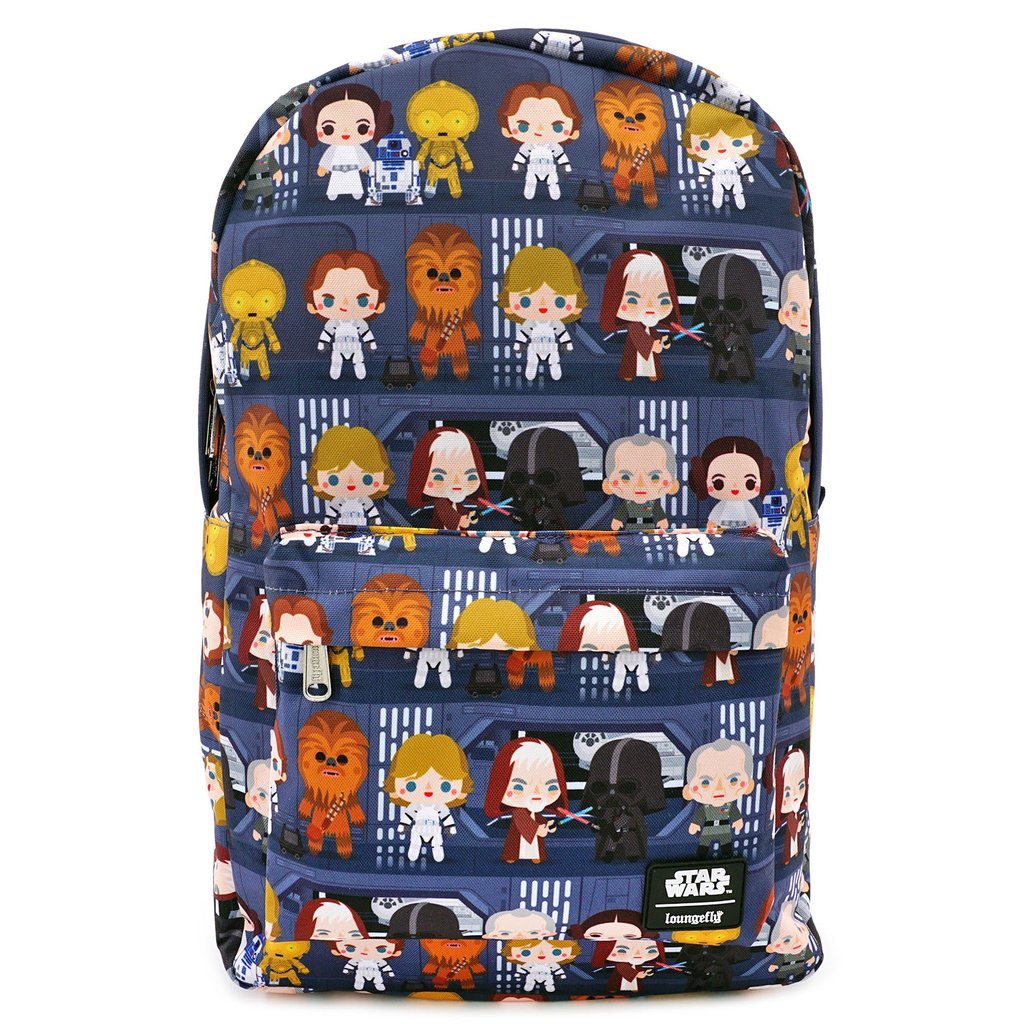 Loungefly X Star Wars Chibi Battle Station Line Up Nylon Backpack - THE MIGHTY HOBBY SHOP