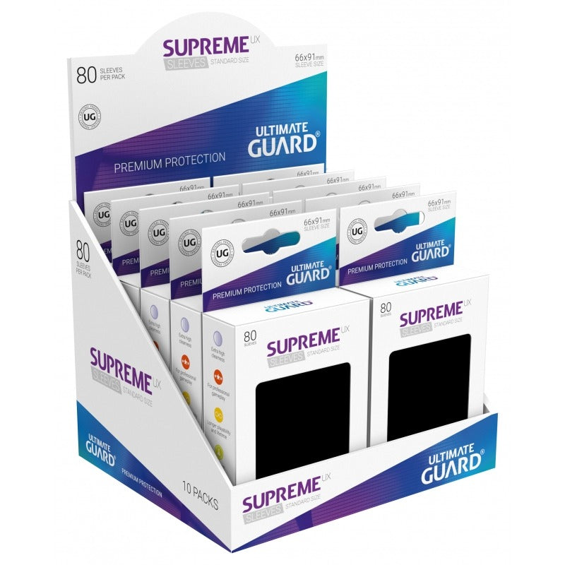 Supreme UX Sleeves Standard Size (80) - THE MIGHTY HOBBY SHOP