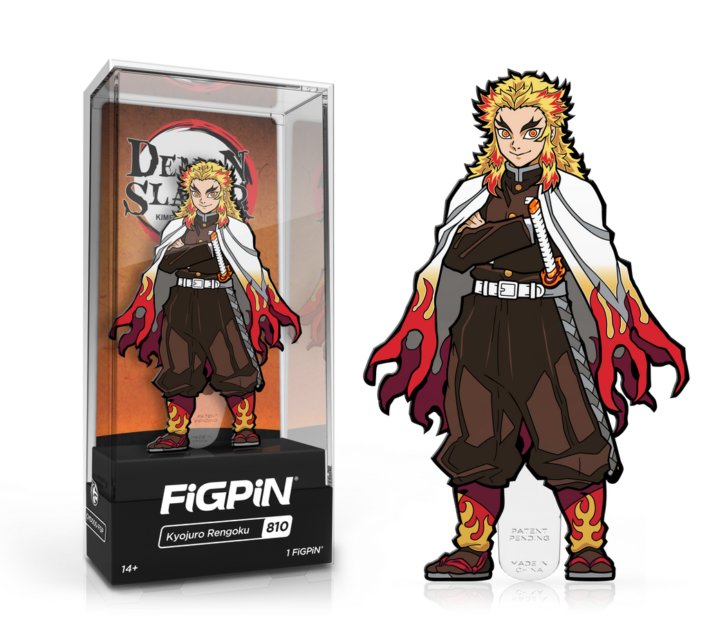 FiGPiN: Demon Slayer - Kyojuro Rengoku (810) - THE MIGHTY HOBBY SHOP