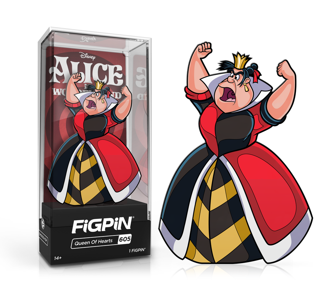 FiGPiN: Alice in Wonderland - Queen of Hearts #605 - THE MIGHTY HOBBY SHOP