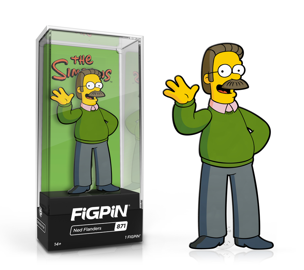 FiGPiN: The Simpsons - Ned Flanders (871) - THE MIGHTY HOBBY SHOP
