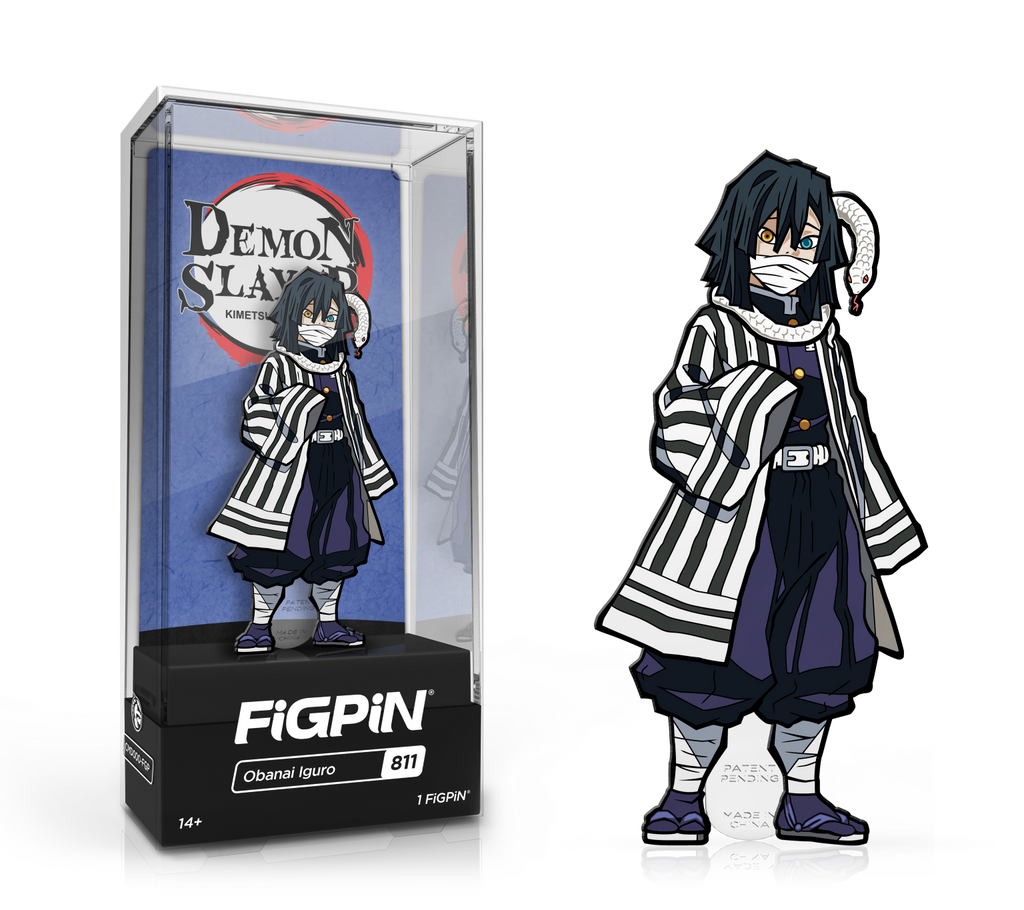 FiGPiN: Demon Slayer - Obanai Iguro (811) - THE MIGHTY HOBBY SHOP