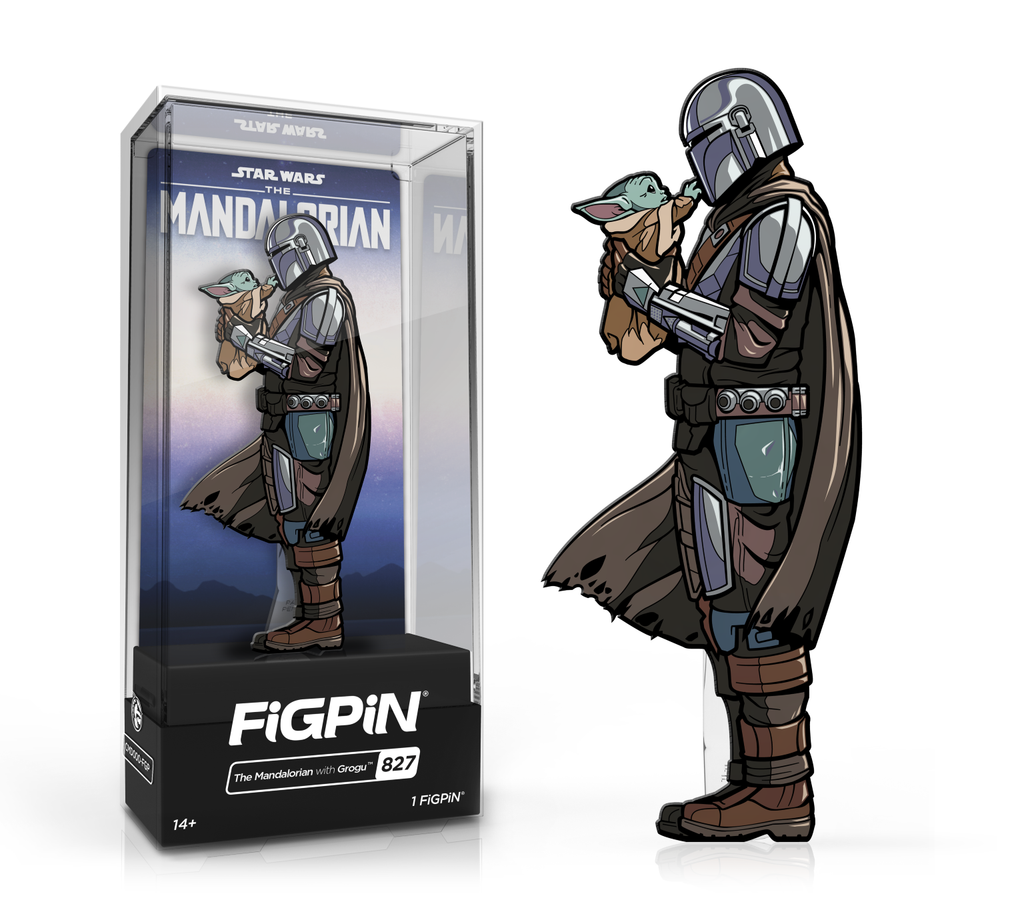 FiGPiN: The Mandalorian™ - The Mandalorian with Grogu (827) - THE MIGHTY HOBBY SHOP