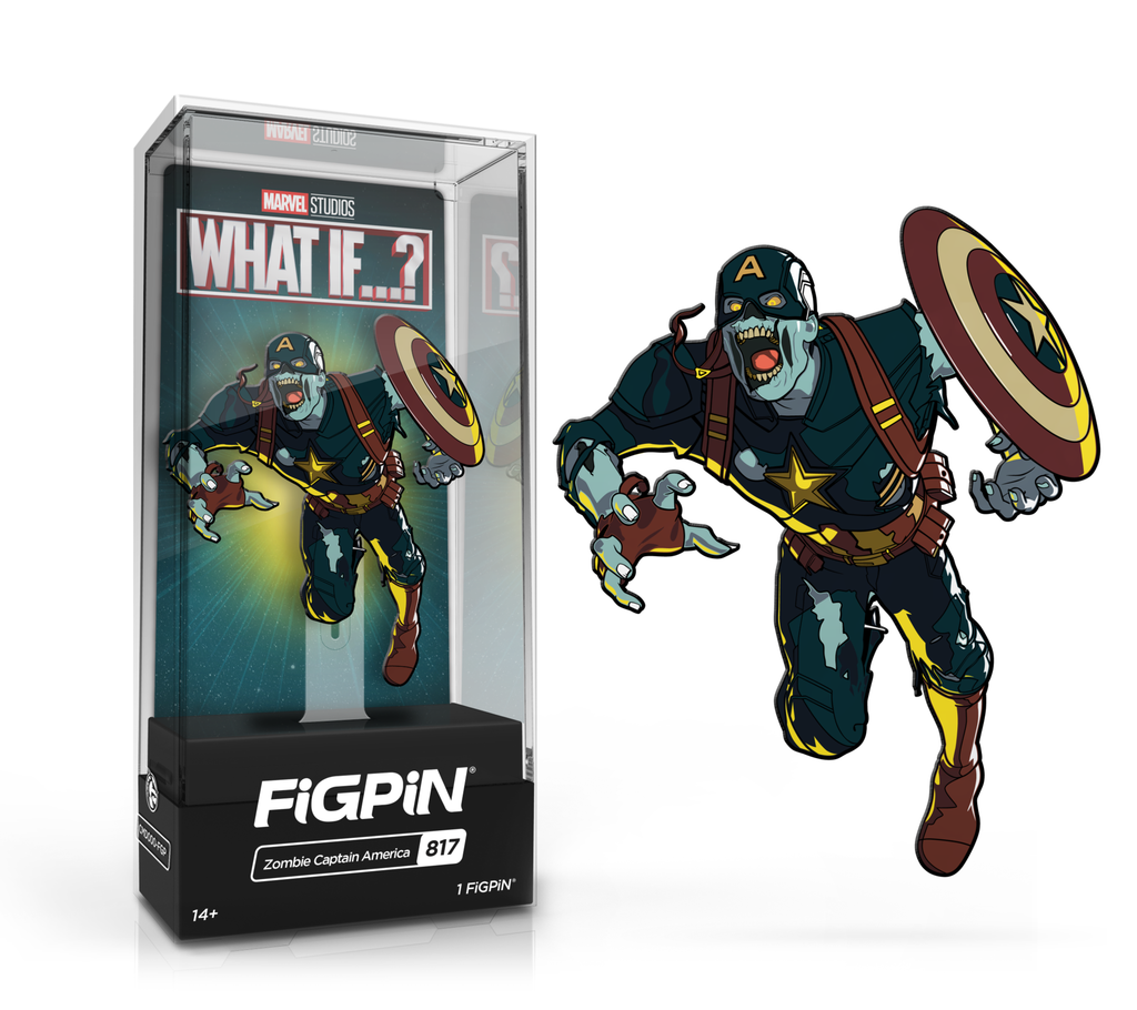 FiGPiN: What If…? - Zombie Captain America #817 - THE MIGHTY HOBBY SHOP