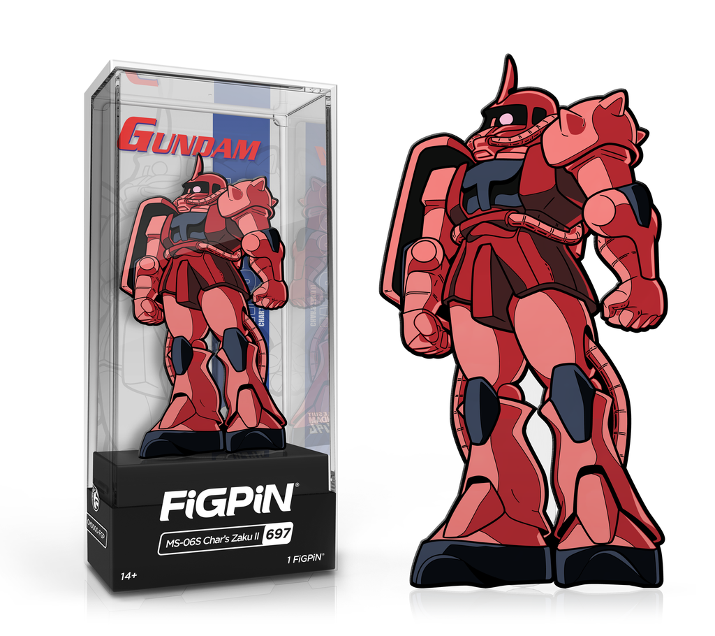 FiGPiN: Gundam - MS-06S Char's Zaku II #697 - THE MIGHTY HOBBY SHOP