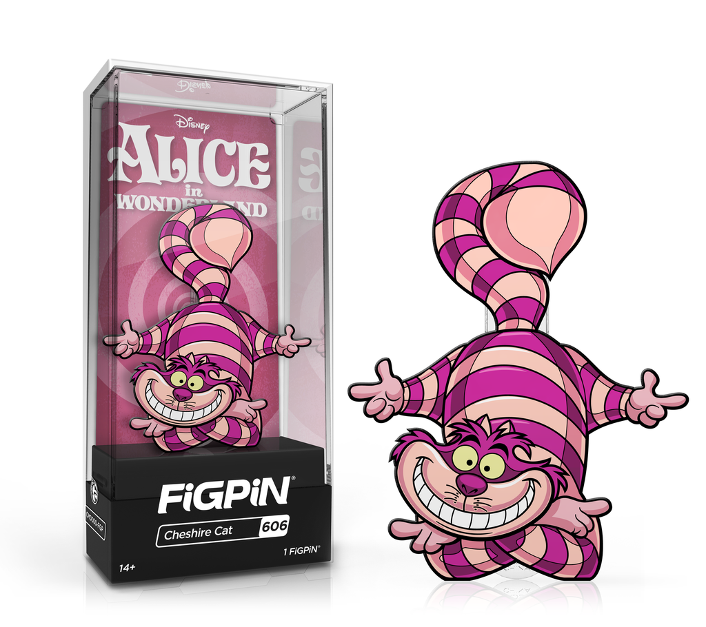 FiGPiN: Alice in Wonderland - Cheshire Cat #606 - THE MIGHTY HOBBY SHOP
