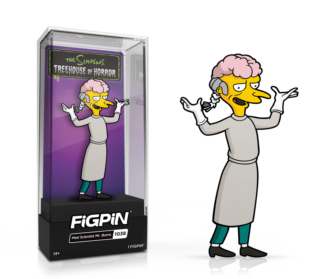 FiGPiN: The Simpsons - Mad Scientist Mr. Burns (1038) - THE MIGHTY HOBBY SHOP