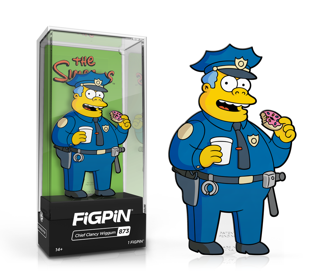 FiGPiN: The Simpsons - Chief Clancy Wiggum (873) - THE MIGHTY HOBBY SHOP