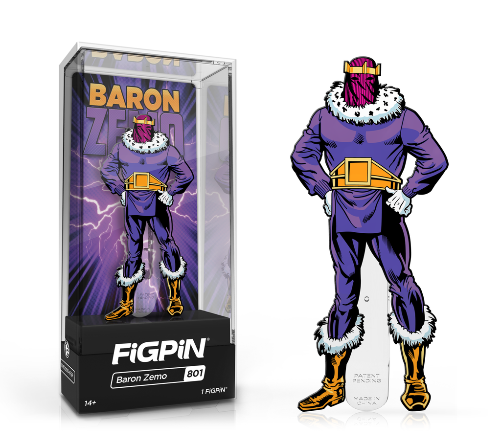 FiGPiN: Marvel Comics - Baron Zemo #801 - THE MIGHTY HOBBY SHOP
