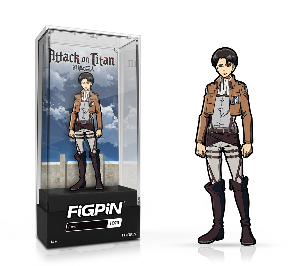 FiGPiN - Attack on Titan- Levi (1013) - THE MIGHTY HOBBY SHOP
