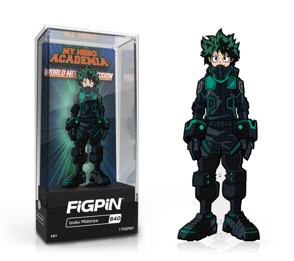 FiGPiN: My Hero Academia: World Heroes Mission - Izuku Midoriya (840) - THE MIGHTY HOBBY SHOP