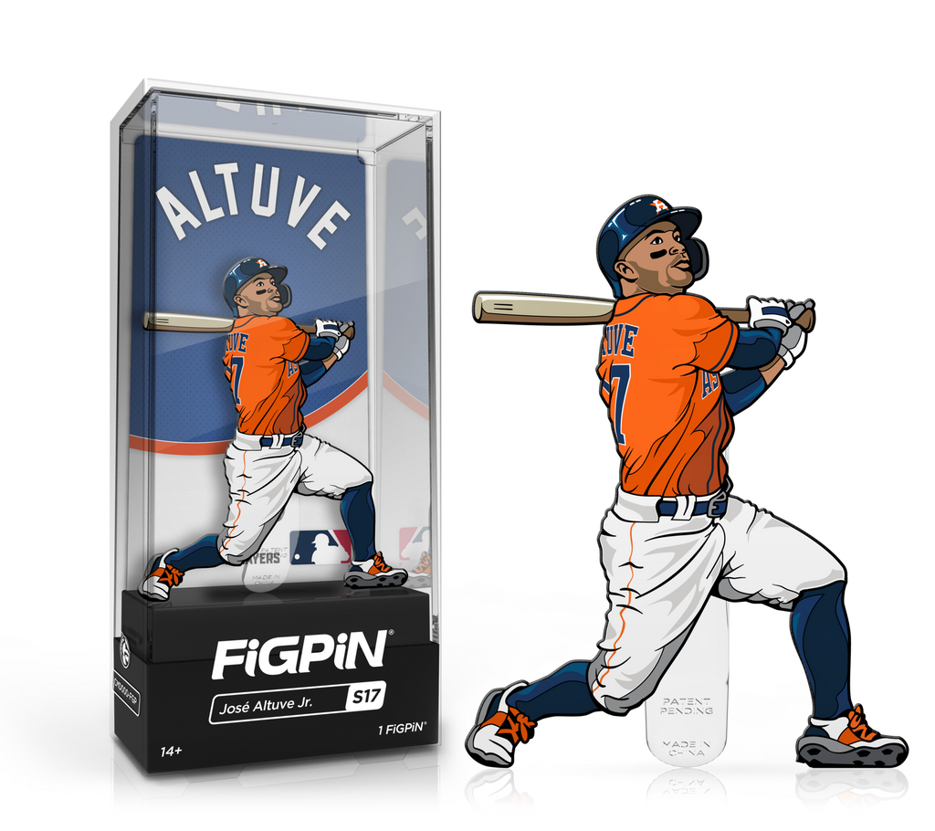 FiGPiN: MLB™ - Houston Astros™  - Jose Altuve (S17) - THE MIGHTY HOBBY SHOP