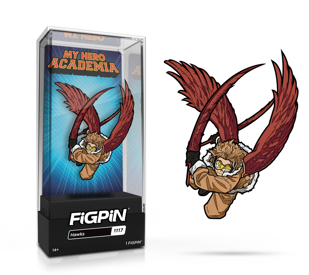 FiGPiN - My Hero Academia - Hawks (1117) - THE MIGHTY HOBBY SHOP