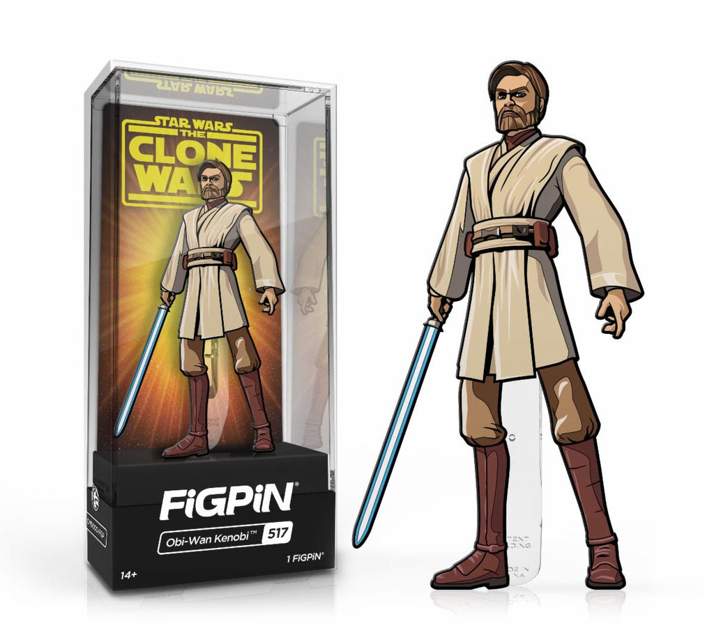FiGPiN Classic: Clone Wars - Obi-Wan Kenobi - THE MIGHTY HOBBY SHOP