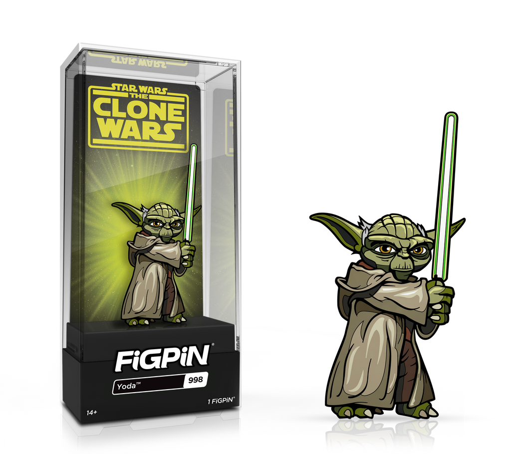 FiGPiN: Star Wars: The Clone Wars™ -Yoda™ (998) - THE MIGHTY HOBBY SHOP